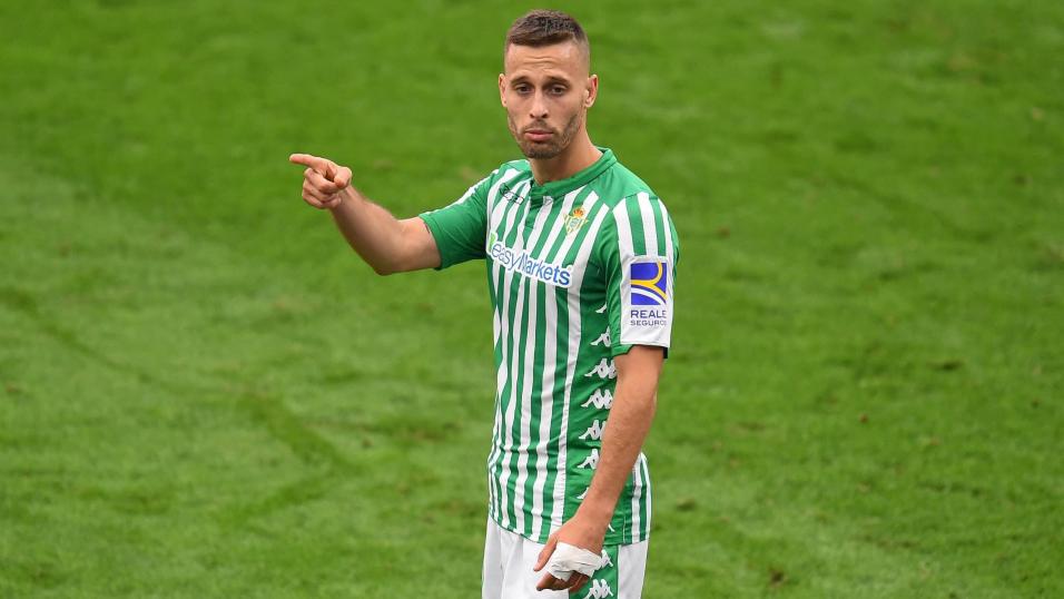 Real Betis midfielder Sergio Canales.